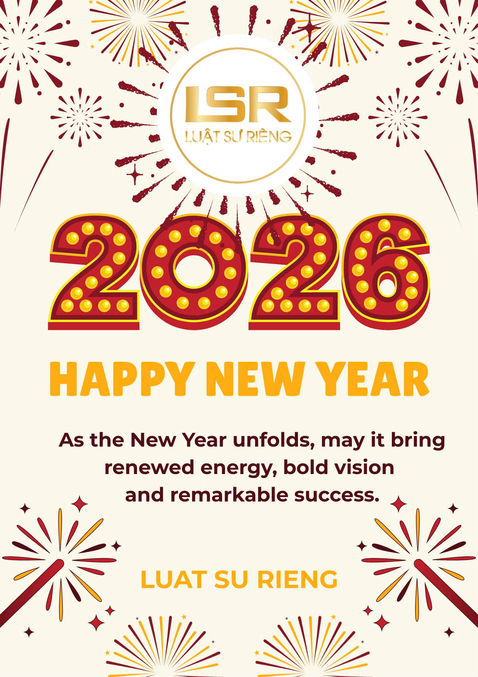 Luật Sư Riêng chúc mừng năm mới 2026
