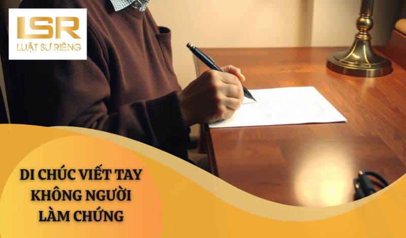 DI CHÚC VIẾT TAY KHÔNG NGƯỜI LÀM CHỨNG, CÓ GIÁ TRỊ KHÔNG?