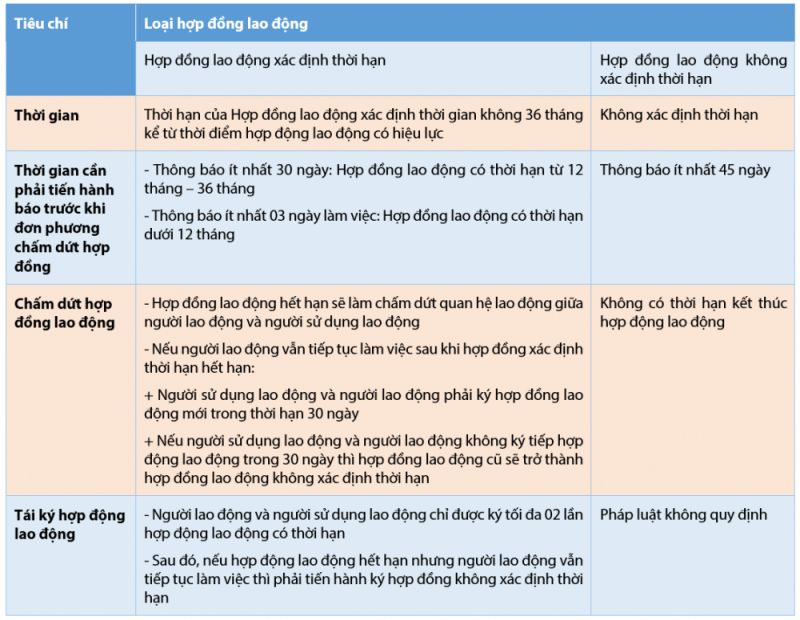 Các loại hợp đồng lao động mới nhất và cách phân biệt